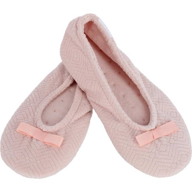 Isotoner Women's Sculpted Microterry Ballerina Slippers - Evening Sand (Medium)