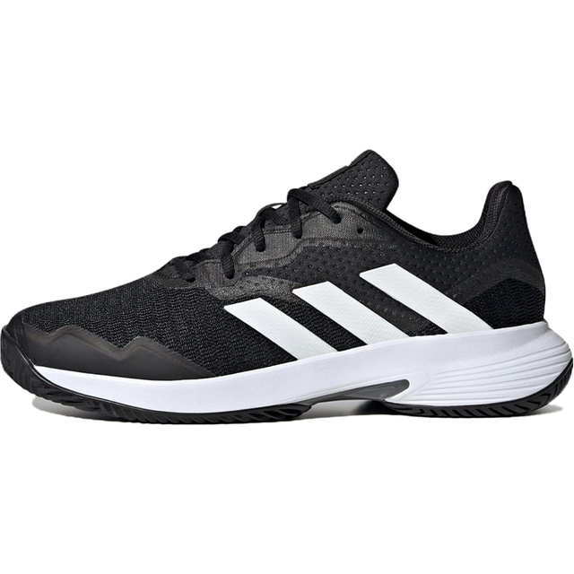 CourtJam Control Tennis Shoes - Core Black / Cloud White / Grey Four - 9