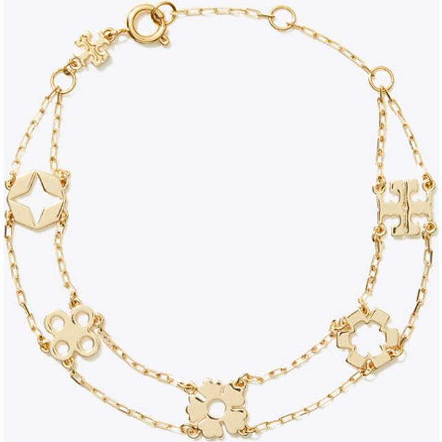 Tory Burch, Accessoarer, Dam, ONE Size, Mässingsarmband - yellow (ONE SIZE)