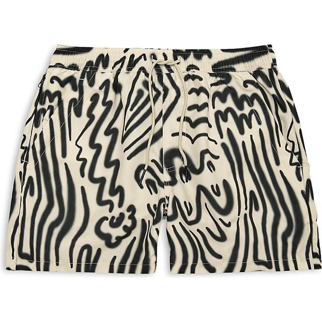 Oas, Badkläder, Herr, XL, Läder, Aerosol Badshorts - Vit - multicolor (XL)
