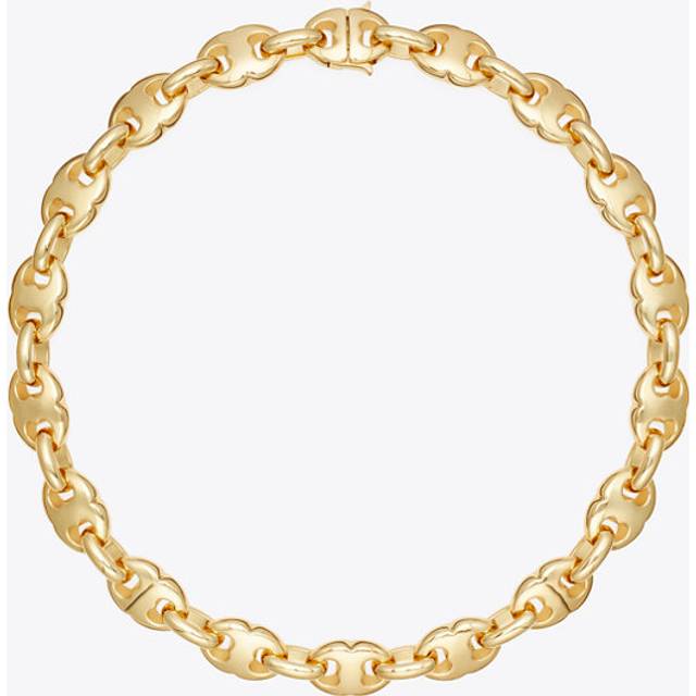 Tory Burch, Accessoarer, Dam, ONE Size, Mässingshalsband - yellow (ONE SIZE)