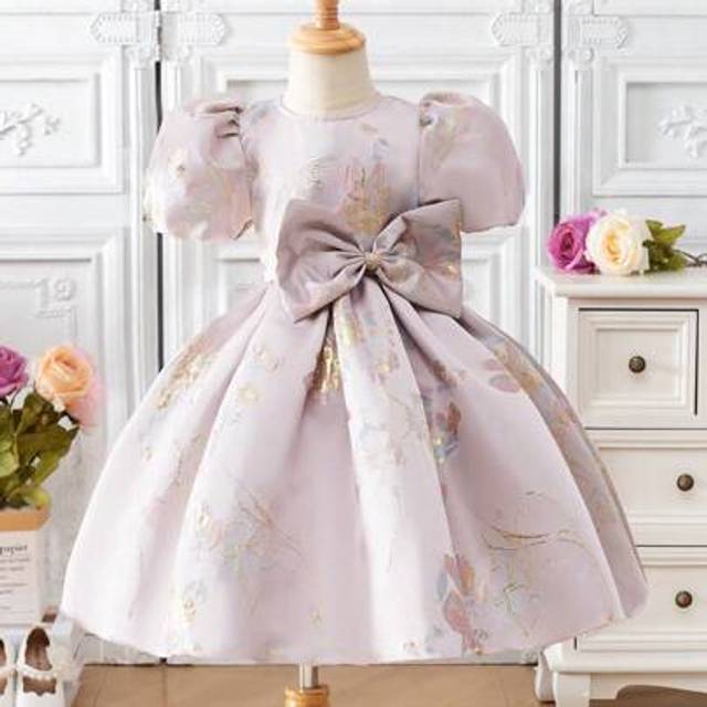 SHEIN Ramadan Elegant Flower Girl Wedding Dress Princess Gown For Girls, Birthday Party Pageant Formal Dress