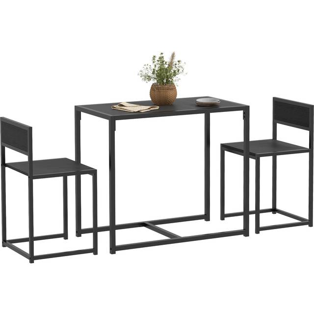 TEMU Set 2, Dining Room Sets, Rectangular Space Saving Table And 2 Chairs For Compact Kitchens, , -effect