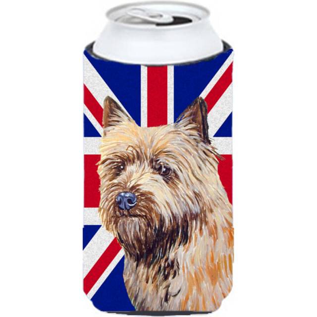 Cairn Terrier with English Union Jack British Flag Tall Boy Beverage Insulator Hugger LH9472TBC