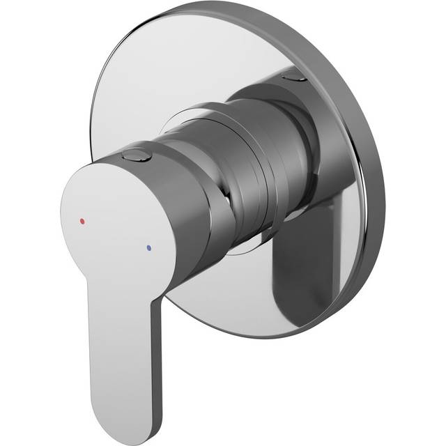 Nuie Arvan Chrome Concealed Manual Shower Valve - ARVMV10