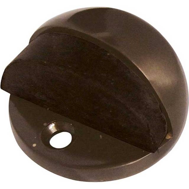 Cabersham Floor Door Stop - Dark Bronze (2.4cm H X 4.6cm W X 4.6cm D)