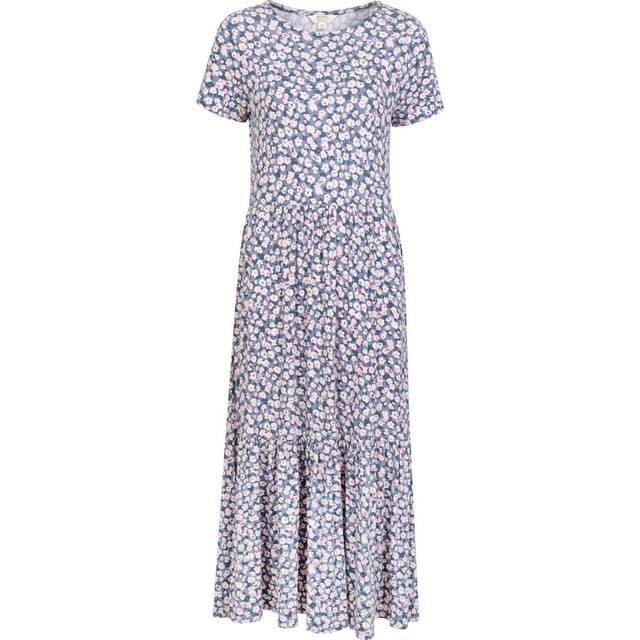 (10 UK, Grey) Mountain Warehouse Womens/Ladies Sardinia Flowers Tiered Dress