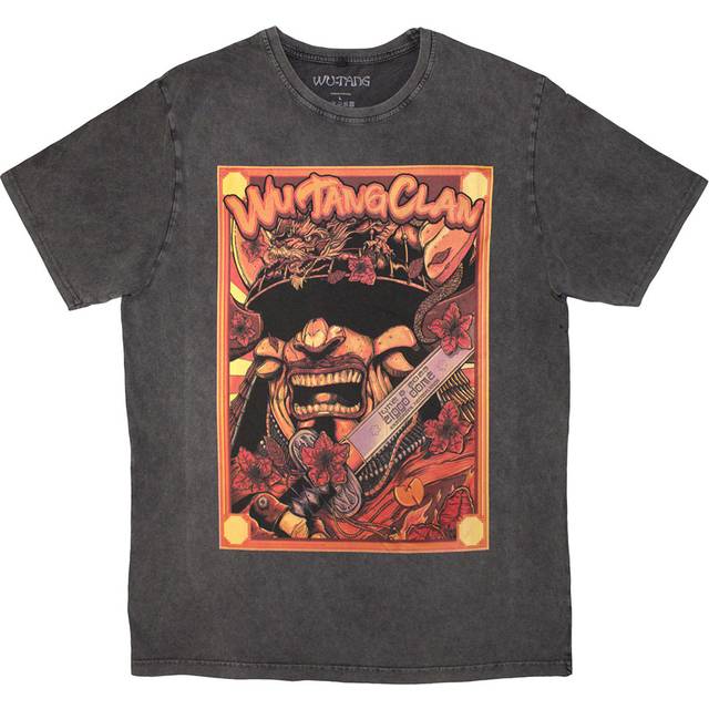 (Grey, Small) Wu-Tang Clan Stone Wash T-Shirt: Amsterdam '23