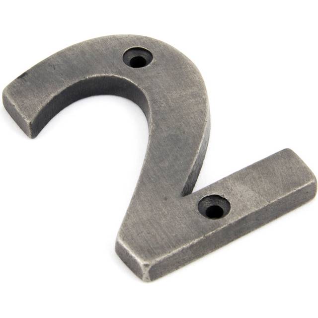 From The Anvil 83732 Antique Pewter Numeral 2