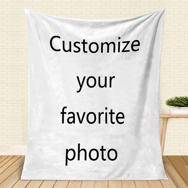 TEMU Customizable Fleece Blanket - & , 's For Adults, & For Bed Or Sofa