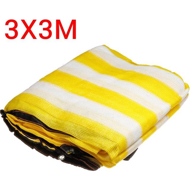 (3x3m) HDPE Anti-UV Sunshade Net Outdoor Garden Boat Car Sunscreen Cloth Cover 90% Shading Rate