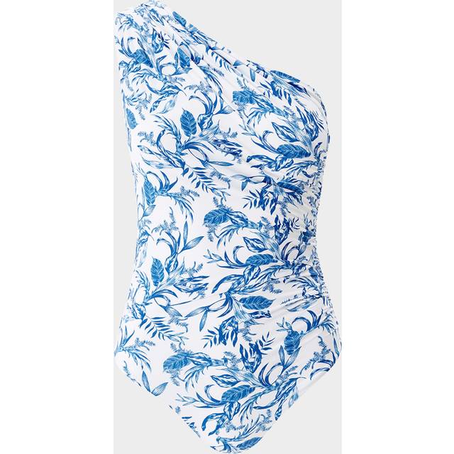 Arizona One-Piece Swimsuit - BLUE LEAF - 4
