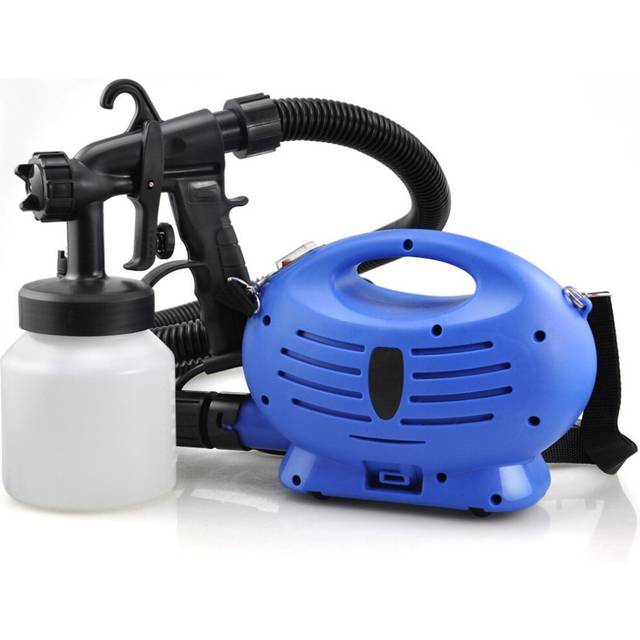 650w 800ml electric paint sprayer zoom spray gun decorating fence diy tool