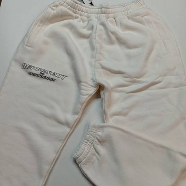 Represent x karmagawa mens large joggers off white heavy sweatpants (l)