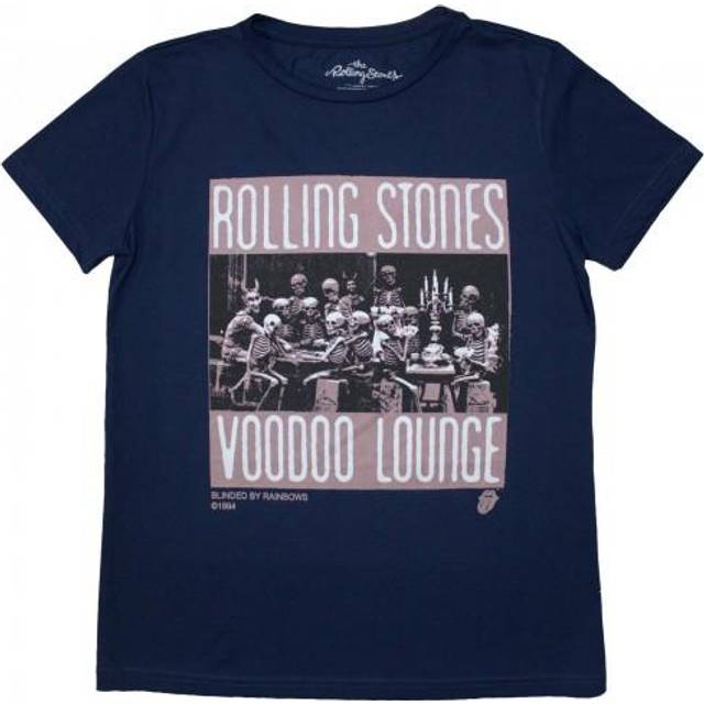 (M, Denim Blue) The Rolling Stones Womens/Ladies Voodoo Skulls T-Shirt