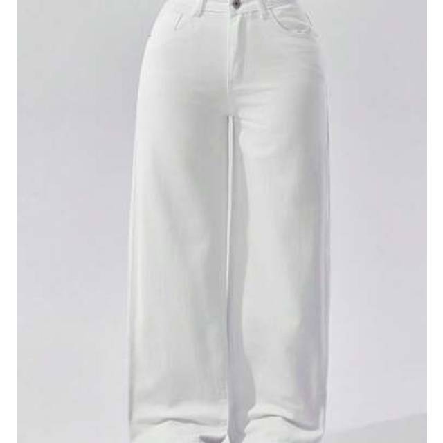 SHEIN Women&#39;s Loose Fit Pocket Casual Wide Leg Jeans