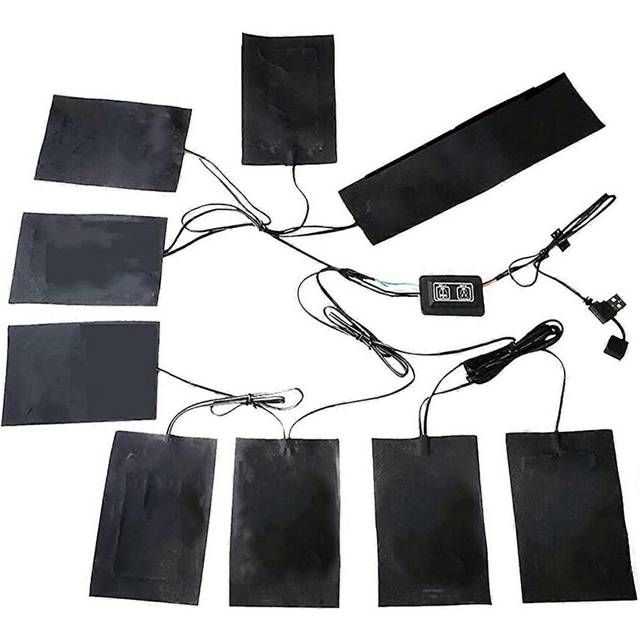 (As show, One size) 2025 New Upgrade Electric USB Heated Vest Jacket Cloth Warm Up Heating Pad Body Warmer Women Men 40% off