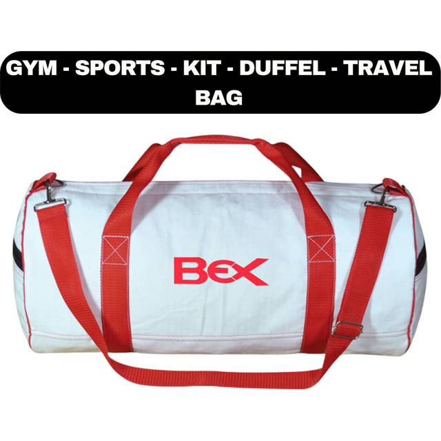 (Red) BEX Travel Gym Duffel Bag: Your Perfect Companion for Fitness & Trips