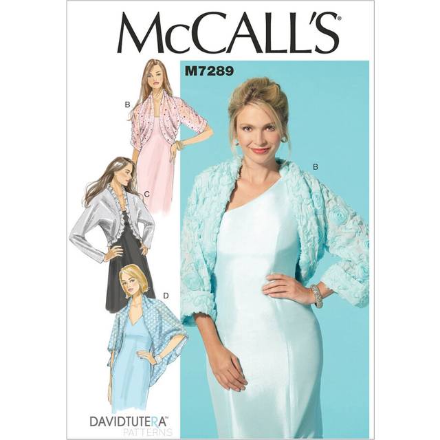 McCalls Patterns M7289 Misses Shrugs  Y XSmallSmallMedium