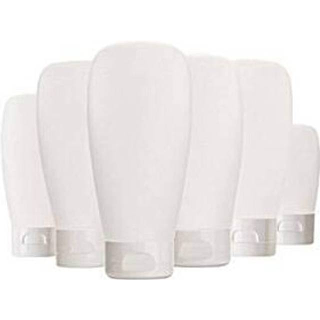 12PCS 150ML/5oz Empty Clear Refillable Cosmetic Soft Tube Squeeze Bottle With Flip Cap Makeup Container Shampoo Facial Cleanser Body Cream Bath Contai