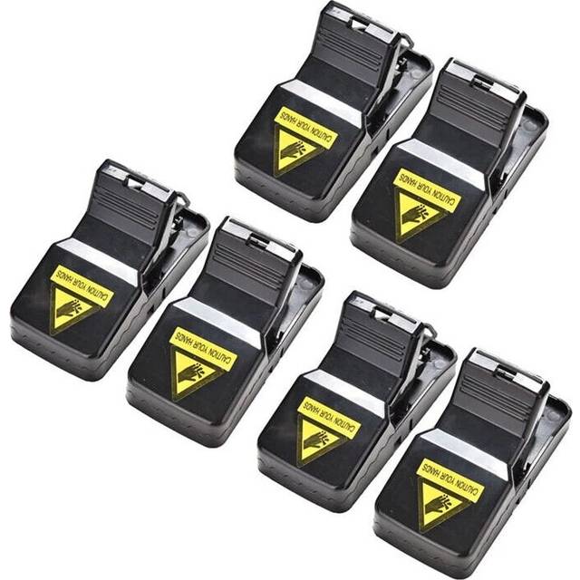 (6Pcs) 2/4/6 PCS Reusable Rat Catching Mouse Traps Bait Snap Spring Rodent Catcher Pest Controller
