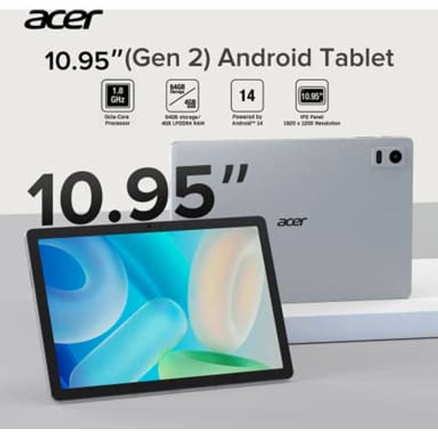 Acer ACTAB1125E 4/64GB 10.95" surfplatta