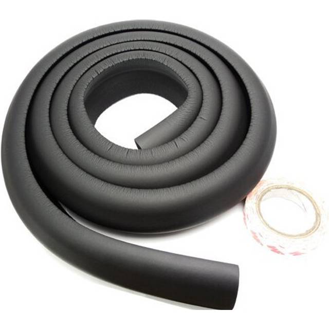 AKORD 2 METRE SAFETY EDGE PROTECTION FOR CHILD/BABY/KID/TODDLER - COVER FURNITURE CORNERS/EDGES - BABY PROOFING (Black)