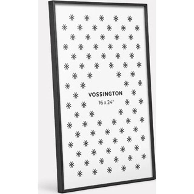 Vossington Thin 16x24 Poster Frame - Black Frame Color - Slim & Modern Frame Design - Fits 1 Picture  Art Print  or Poster 16 x 24 Inches