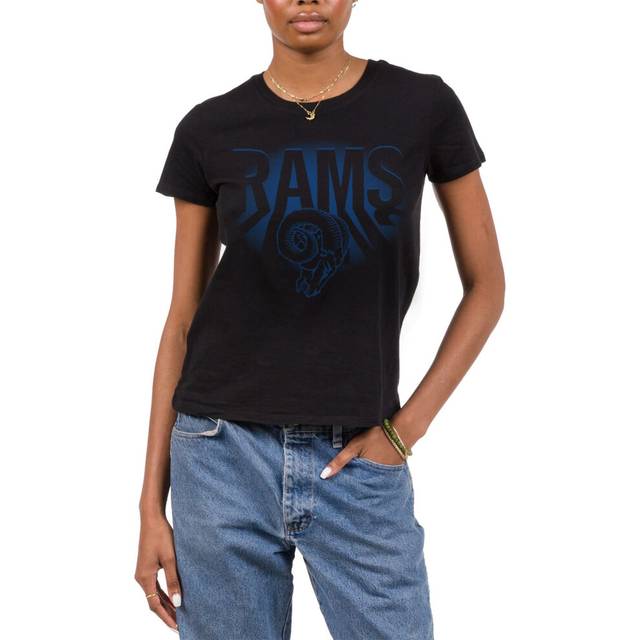 Junk Food Clothing x NFL - Los Angeles Rams - Team Spotlight - Women's Short Sleeve Fan T-Shirt - Size Small