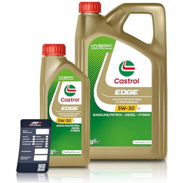 Castrol Edge Motorolja, Titanium FST™ 31791420, 5W-30 LL (1 L + 1 x 5 L = 6 liter)