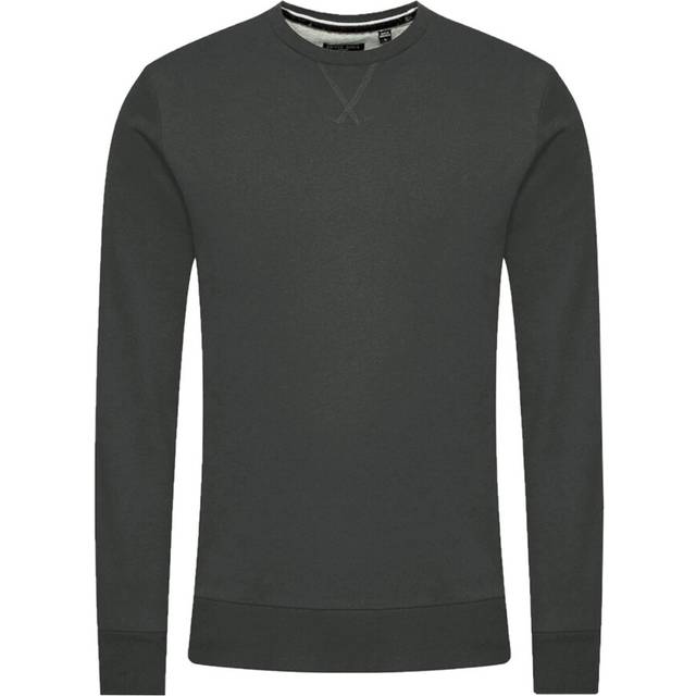 (MAGNET, Small) Brave Soul Blank Crew Neck Sweatshirt Jumper