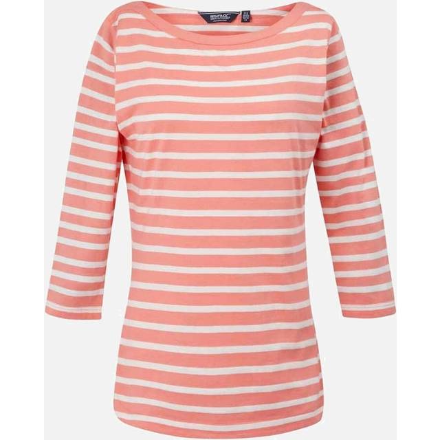 (8 UK, Navy) Regatta Womens/Ladies Baylette II Striped T-Shirt