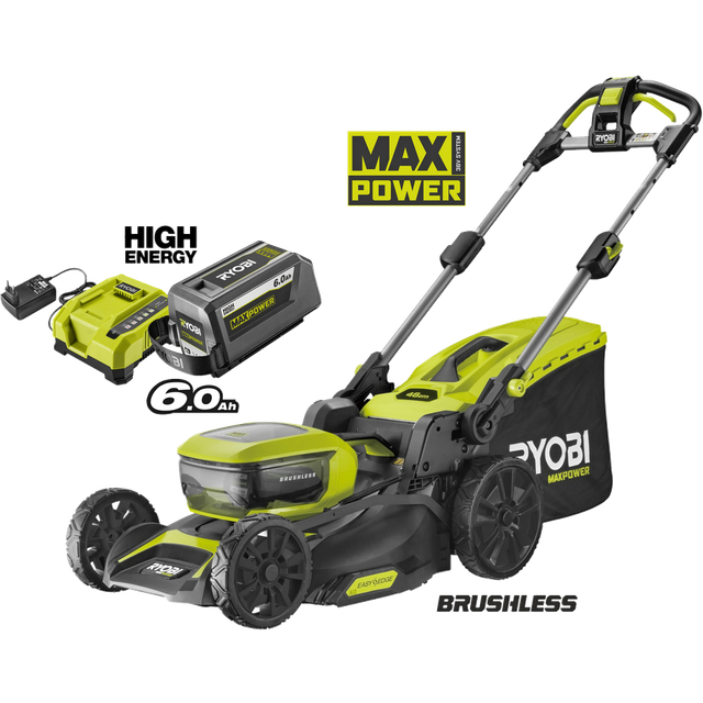 Batteridriven gräsklippare 46 cm 36 V 6,0 Ah
