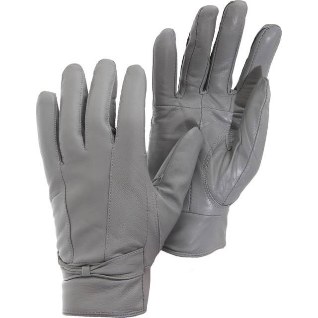 Womens/Ladies Plain Leather Gloves