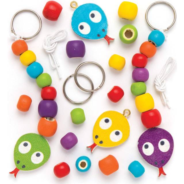 AR440 Snake Wooden Keyring & Bag Dangler Kits (Pack of 4)