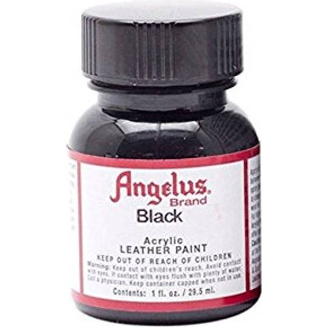Angelus Brand Acrylic Leather Paint - Black - 1oz