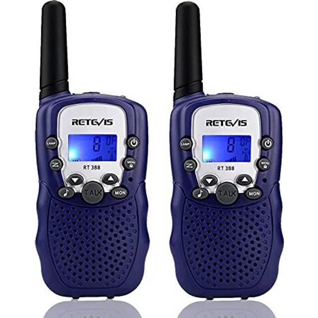 RT388 Walkie Talkies for Kids, Long Range VOX Flashlight Toy Gift for 3-12 Years Old Boys, Birthday Gift for Children, Family, Camping (1 Pair, Navy
