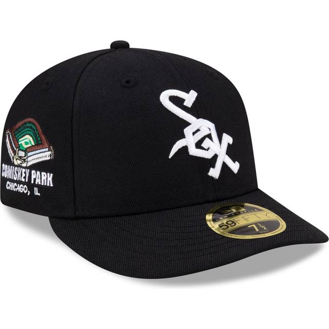 Chicago White Sox MLB Team Logo Black Low Profile 59FIFTY Fitted Cap newera adult unisex Black newera adult unisex Black newera adult unisex Black new - 8