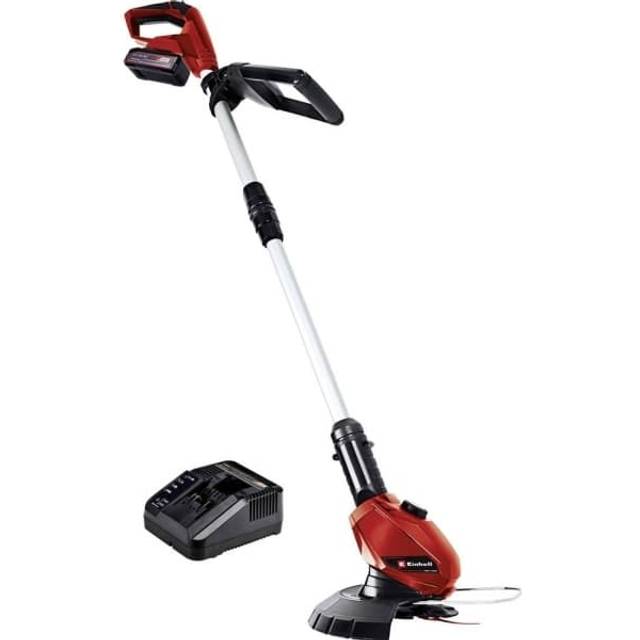 Einhell GE-CT 18 Li 18v Cordless Telescopic Grass Trimmer and Edger 240mm 1 x 2.5ah Li-ion Battery Charger