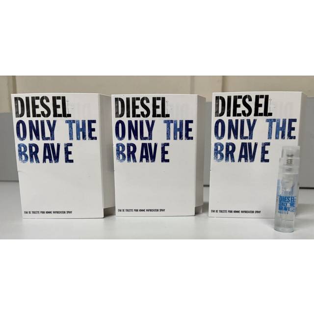 Diesel only the brave eau de toilette 1.2ml travel spray brand sealed.