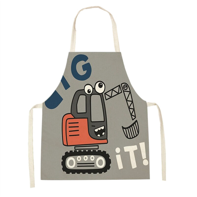 Style 6-Personalised Kids Apron for Cooking Childrens Baking Gifts Personalised Utensils Set