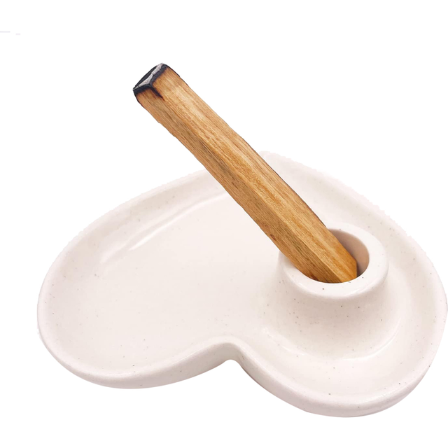Holder, Ceramic Incense Holder Sticks, Scent Wood Stand and Ash Catcher, Sturdy and Well Made Incense Burner