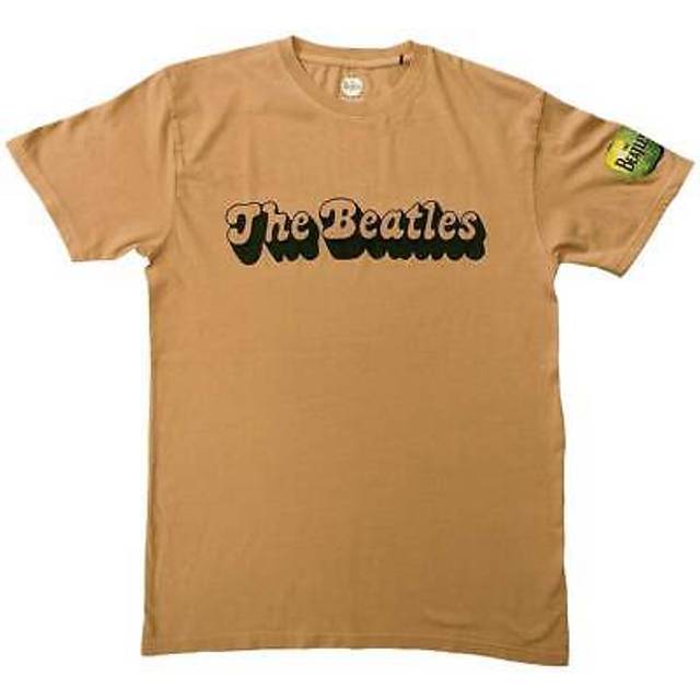 The beatles unisex t-shirt: '70s logo (sleeve print) (x-large)