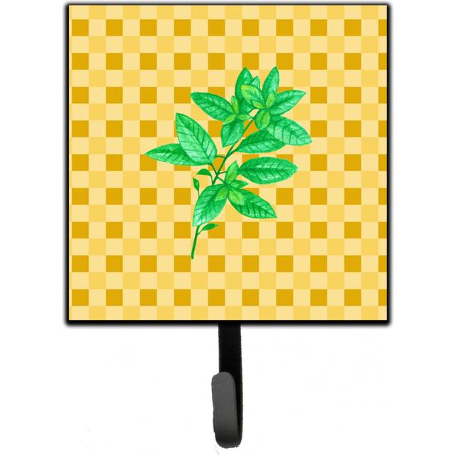"""""Caroline's Treasures Basil on Basketweave Wall Hook  Small  Multicolor"""""