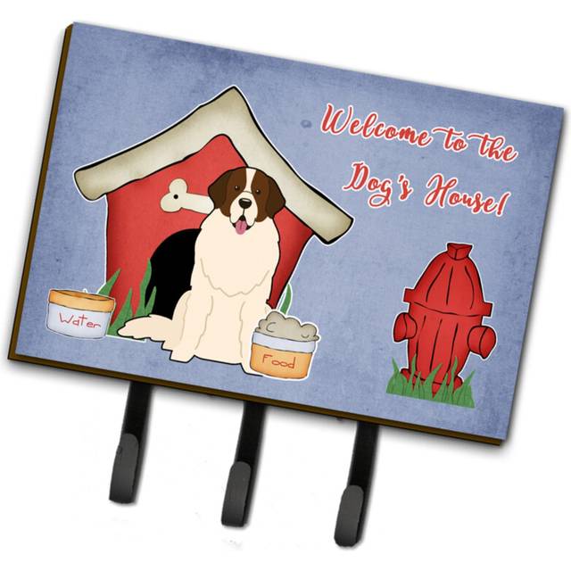 """""Caroline's Treasures Dog House Collection Moscow Watchdog Leash or Key Holder BB2781TH68  Triple"""""