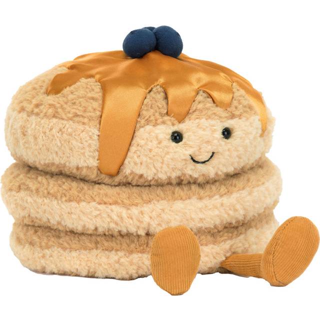 Jellycat Amuseables Fran Pancakes Soft Toy - beige/yellow/blue - one size