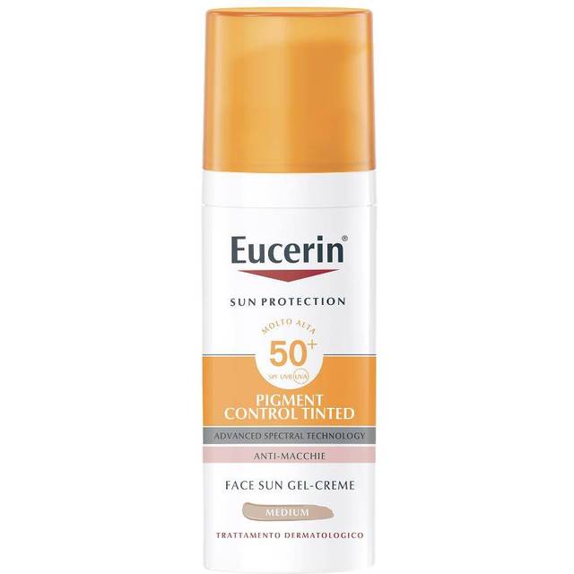 Beiersdorf Eucerin Sun Pigment Control färgad Spf50+ Medium 50 ml