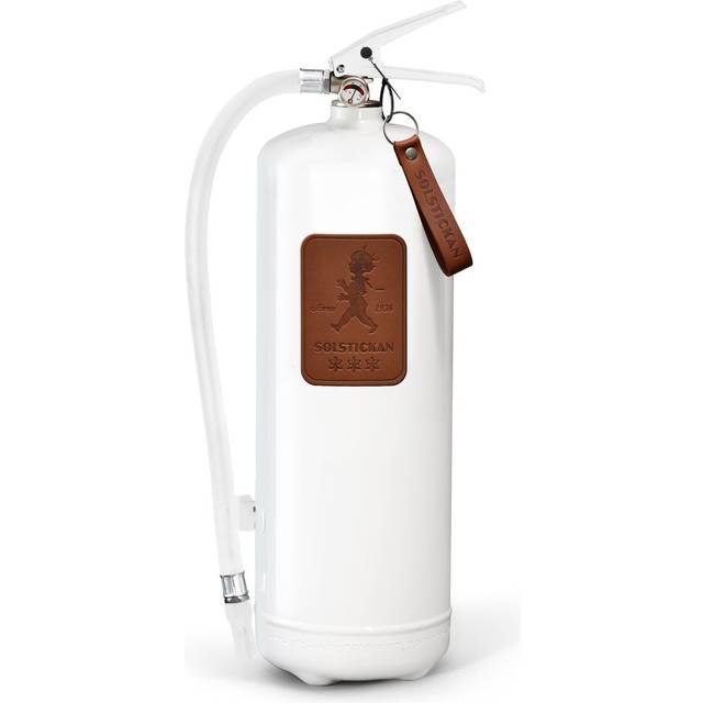 Solstickan Design Solstickan brandsläckare 6 kg Vit-mörkbrunt läder