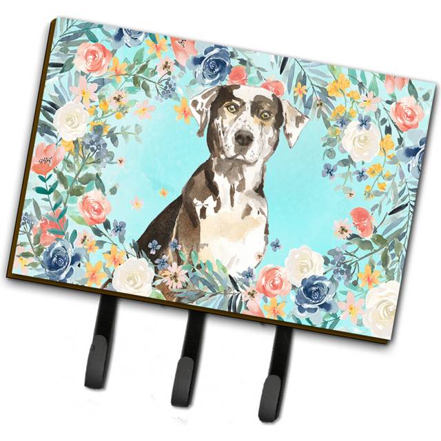 """""Caroline's Treasures Catahoula Leopard Dog Leash or Key Holder hooks  Multicolor"""""