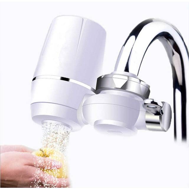 Water Purifier - Water Purifier Faucet, Clean Kitchen Faucet Tap Water Purifier Mini Washable Ceramic Water Filter With Percolator